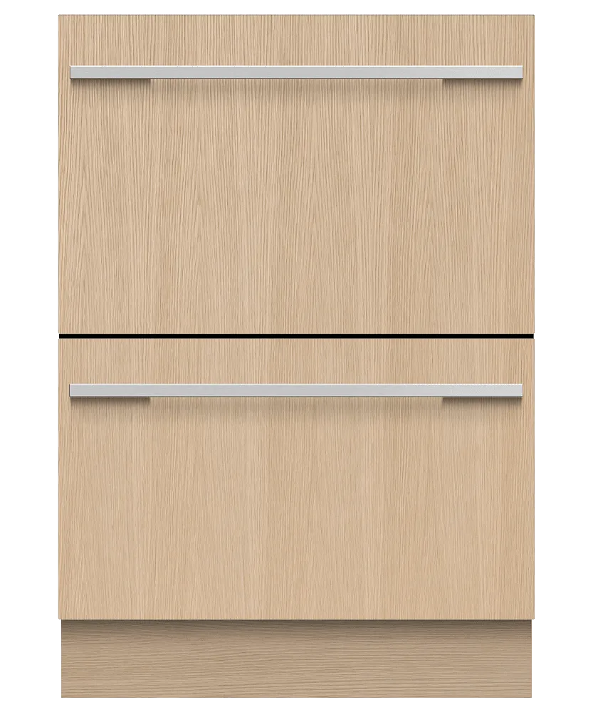 Fisher & Paykel DD24DI9N Integrated Double Dishdrawer Dishwasher, Sanitize
