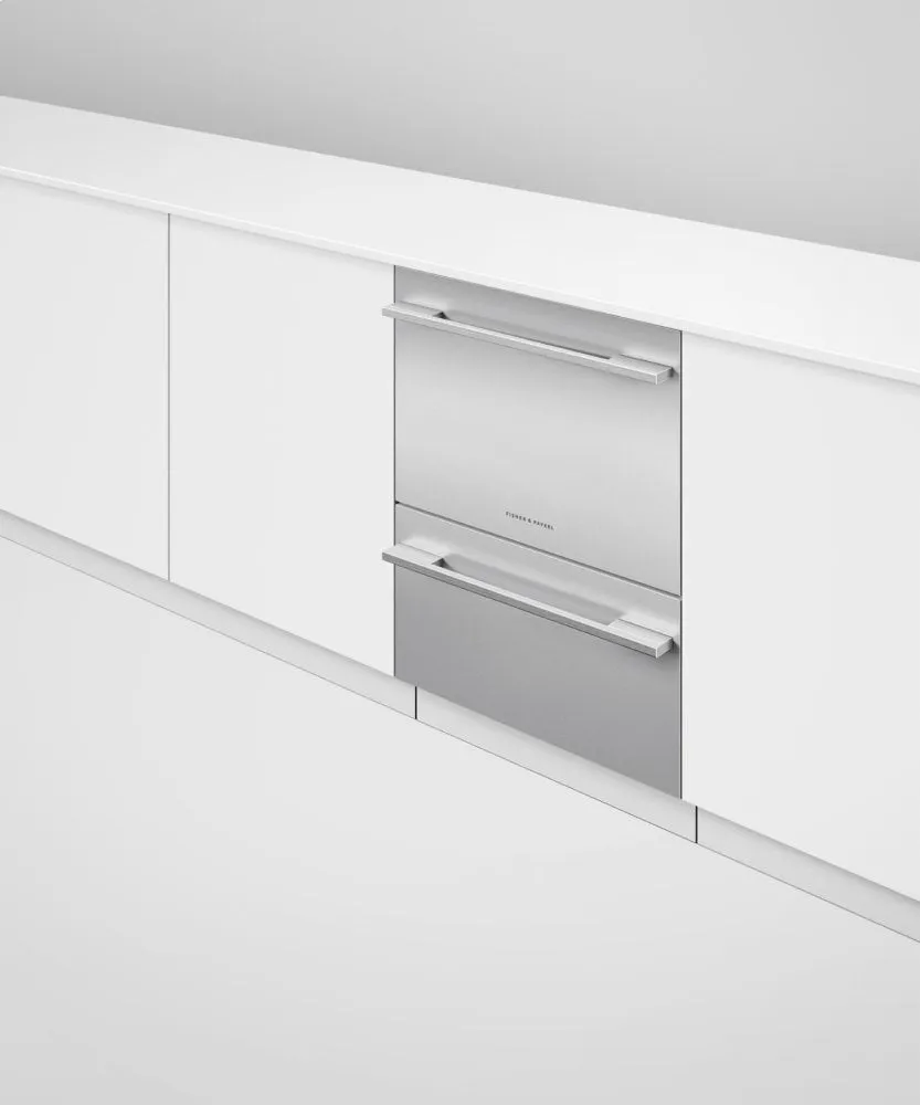 Fisher & Paykel DD24DTI9N Integrated Double Dishdrawer Dishwasher, Tall, Sanitize