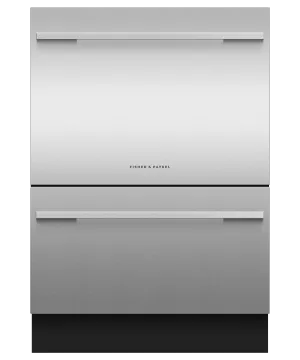 Fisher & Paykel DD24DTI9N Integrated Double Dishdrawer Dishwasher, Tall, Sanitize