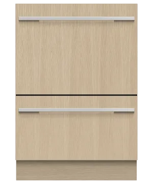 Fisher & Paykel DD24DTX6HI1 Integrated Double Dishdrawer&#8482; Dishwasher, Tall, Sanitise