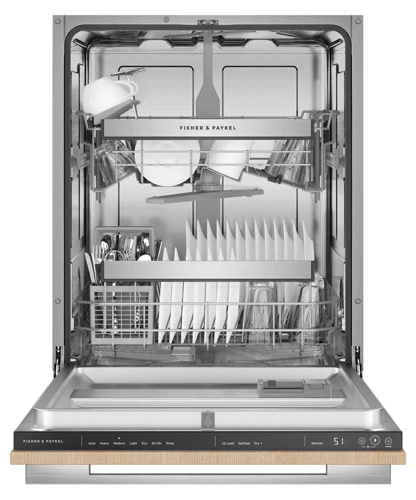 Fisher & Paykel DW24UT2I2 Integrated Dishwasher, Tall, Sanitize