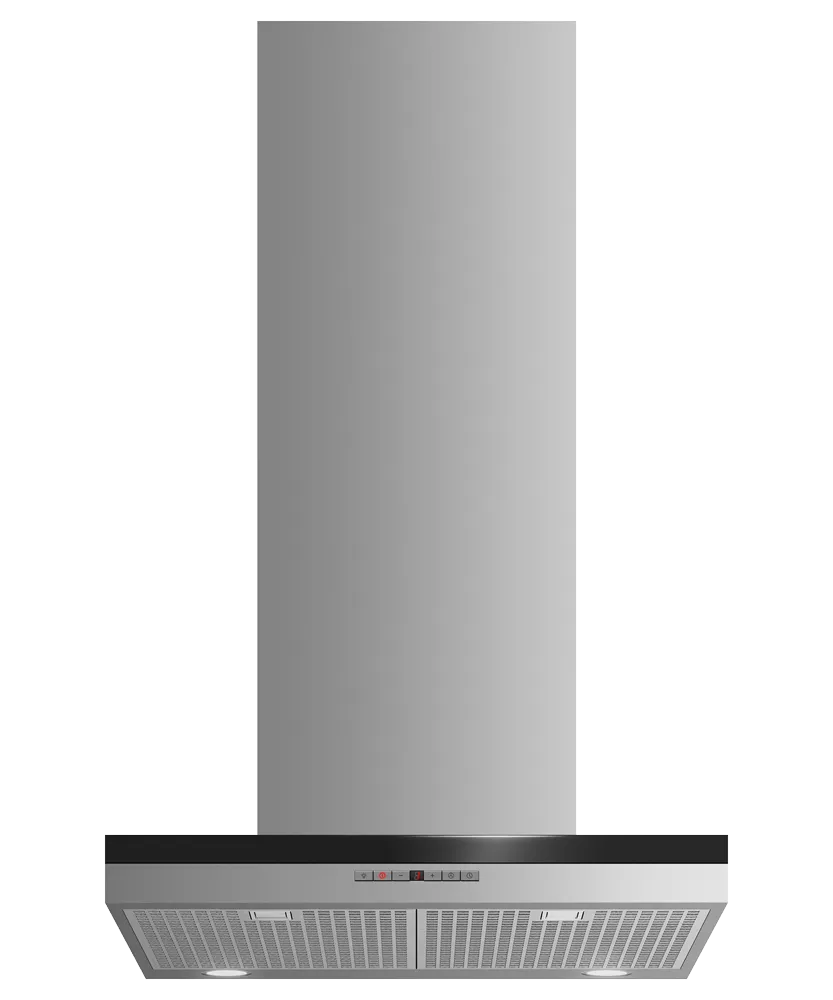 Fisher & Paykel HC24DTXB2N Wall Range Hood, 24", Box Chimney