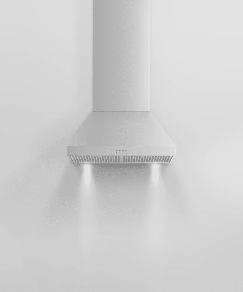 Fisher & Paykel HC24PCX1 Wall Range Hood, 24", Pyramid Chimney
