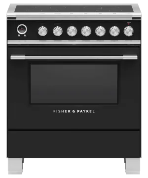 Fisher & Paykel OR30SCI6B1 Induction Range, 30", 4 Zones, Self-Cleaning