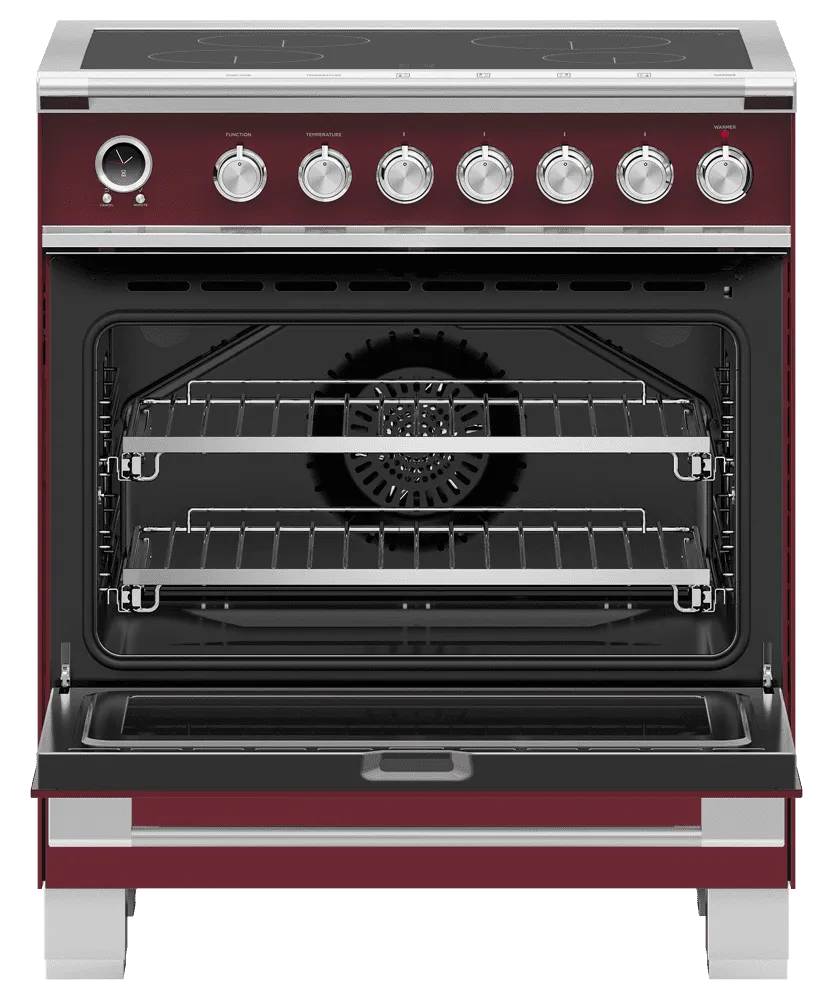Fisher & Paykel OR30SCI6R1 Induction Range, 30", 4 Zones, Self-Cleaning