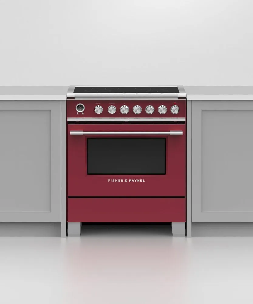 Fisher & Paykel OR30SCI6R1 Induction Range, 30", 4 Zones, Self-Cleaning