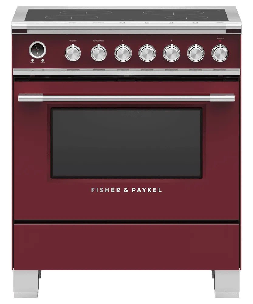 Fisher & Paykel OR30SCI6R1 Induction Range, 30", 4 Zones, Self-Cleaning
