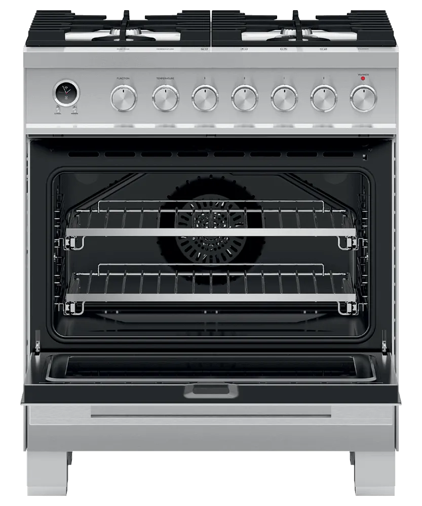 Fisher & Paykel OR30SDG6X1 Dual Fuel Range 30", Self-Cleaning