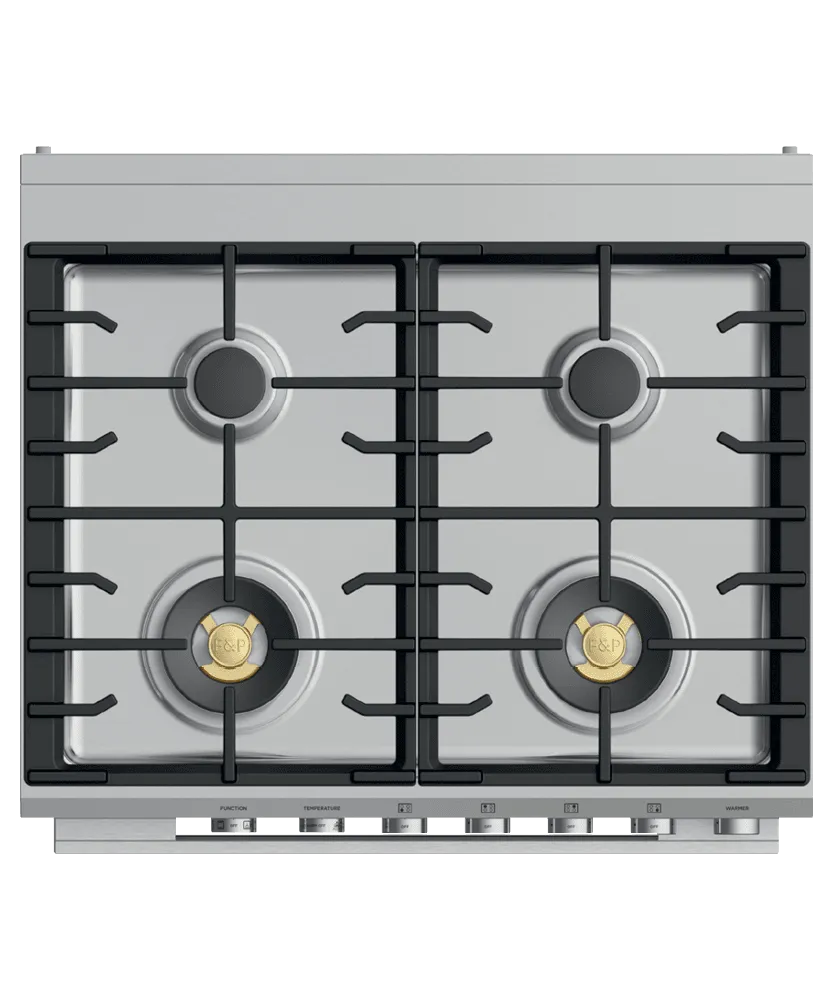 Fisher & Paykel OR30SDG6X1 Dual Fuel Range 30", Self-Cleaning