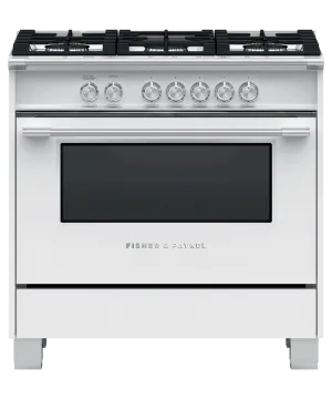 Fisher & Paykel OR36SCG4W1 Gas Range, 36", 5 Burners