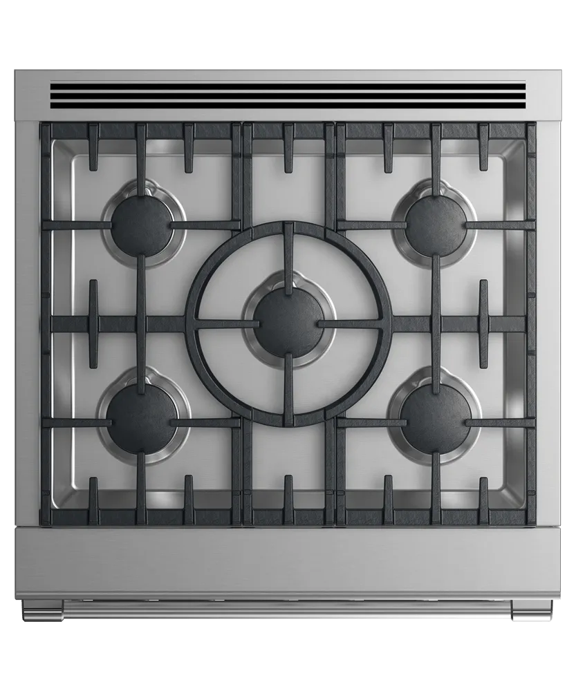 Fisher & Paykel RDV2305LN Dual Fuel Range, 30", 5 Burners