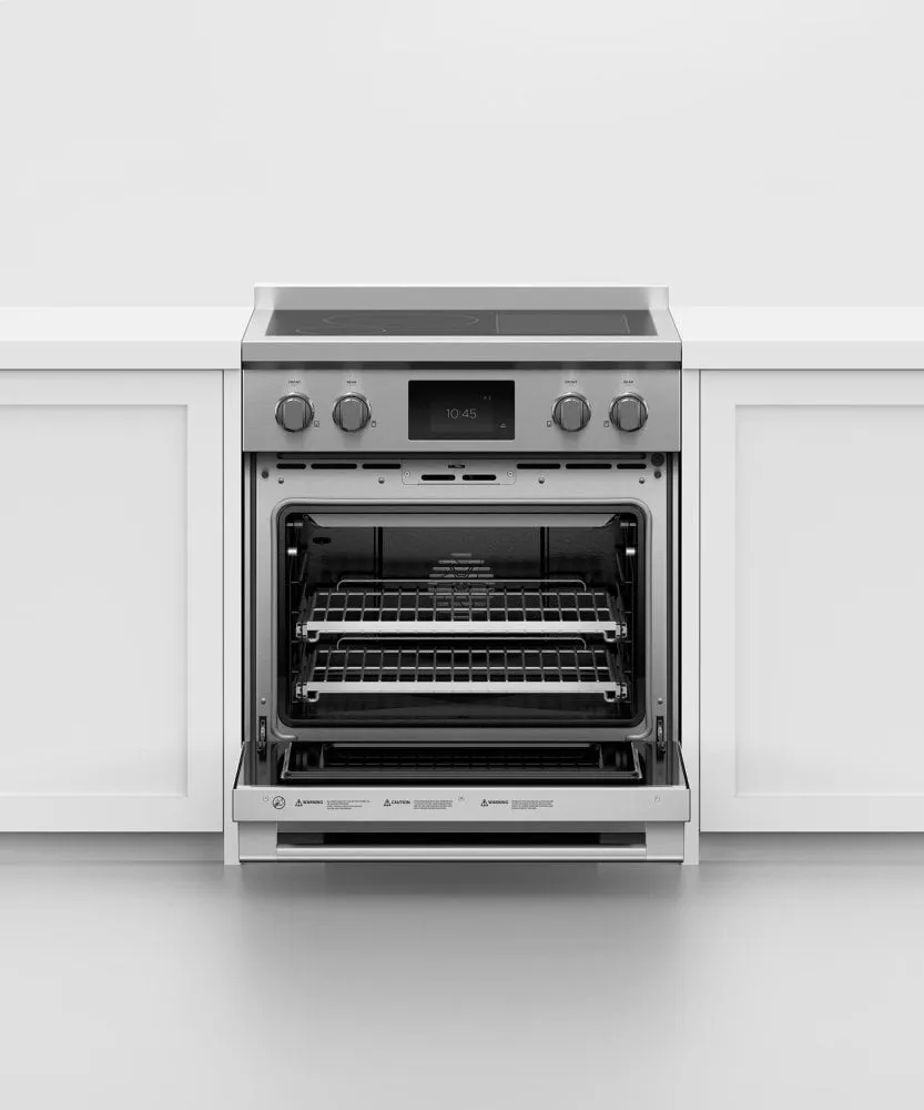 Fisher & Paykel RDV3304N Dual Fuel Range, 30", 4 Burners, Self-Cleaning