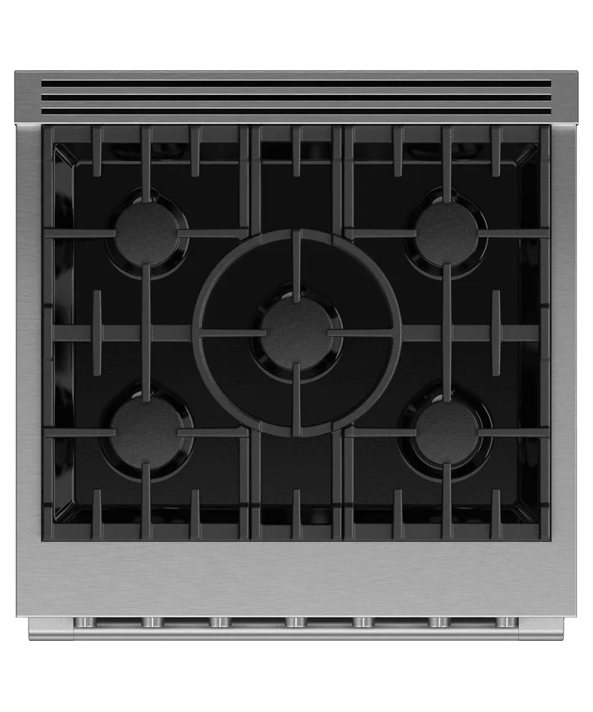 Fisher & Paykel RGV3305L Gas Range, 30", 5 Burners, Lpg