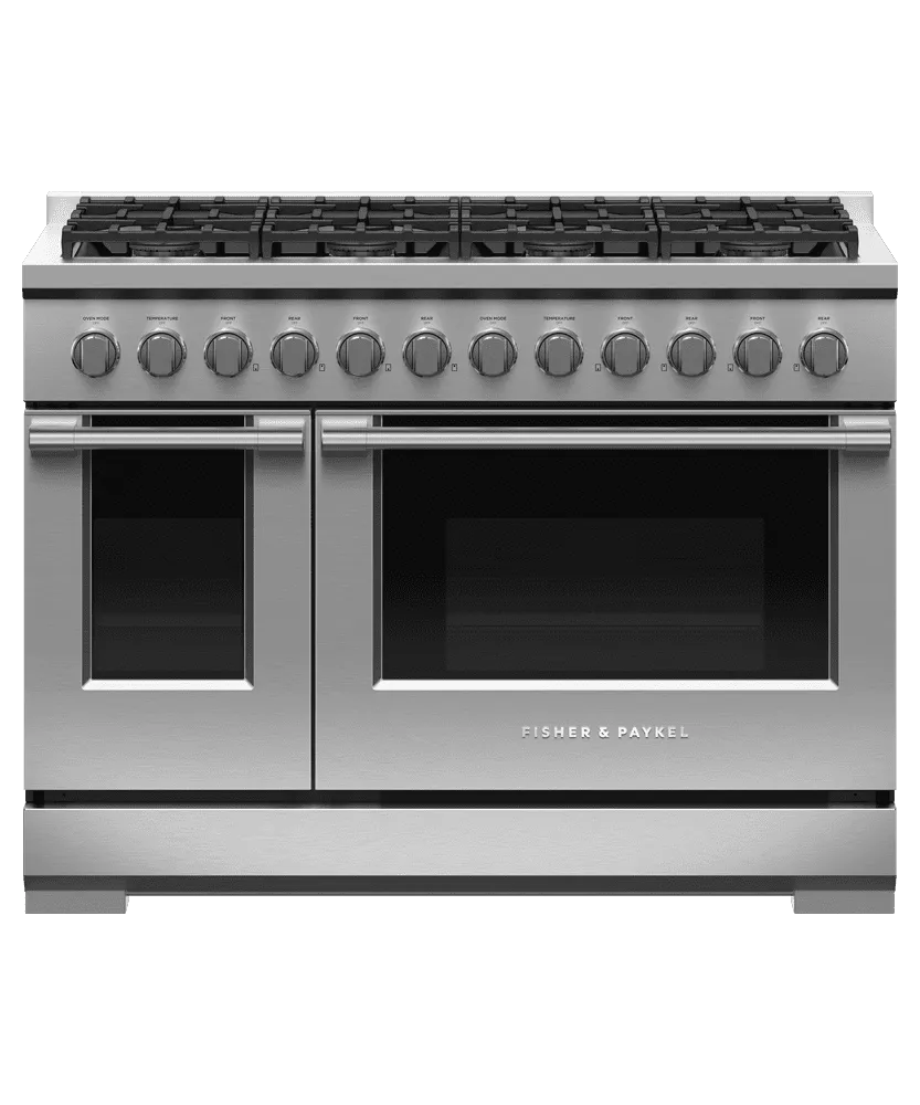 Fisher & Paykel RGV3488L Gas Range, 48", 8 Burners, Lpg