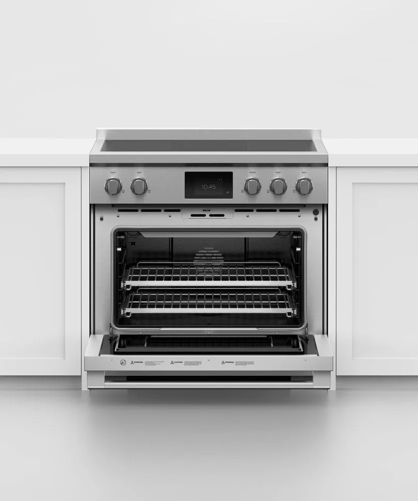 Fisher & Paykel RIV3365 Induction Range, 36", 5 Zones With Smartzone, Self-Cleaning