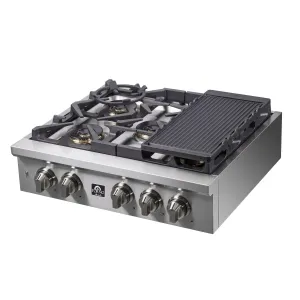 Forno FCTGS575130 Forno Spezia Alta Qualita 30" Pro-Style Gas Rangetop
