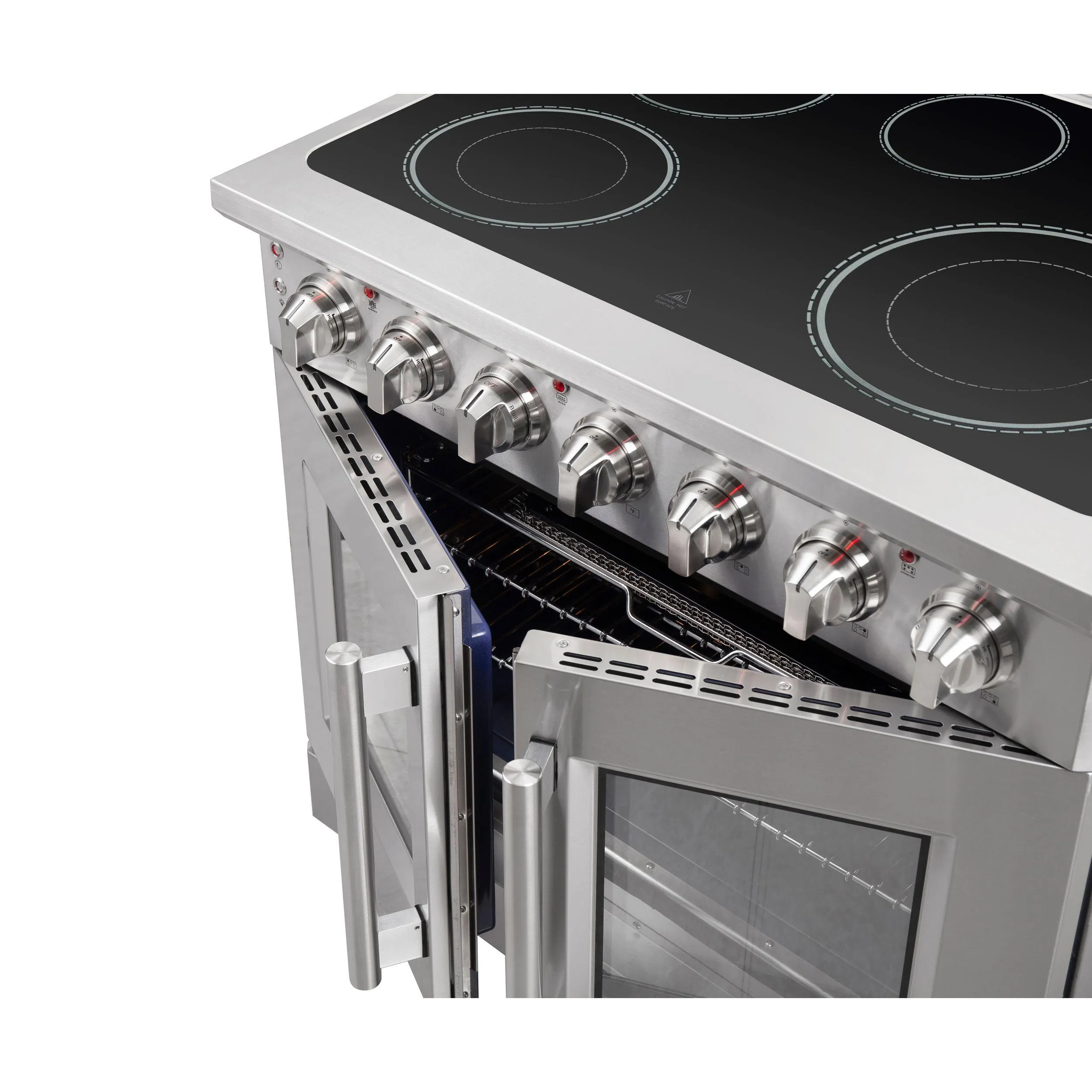 Forno FFSEL695536 Forno Massimo 36" Freestanding French Door Electric Range