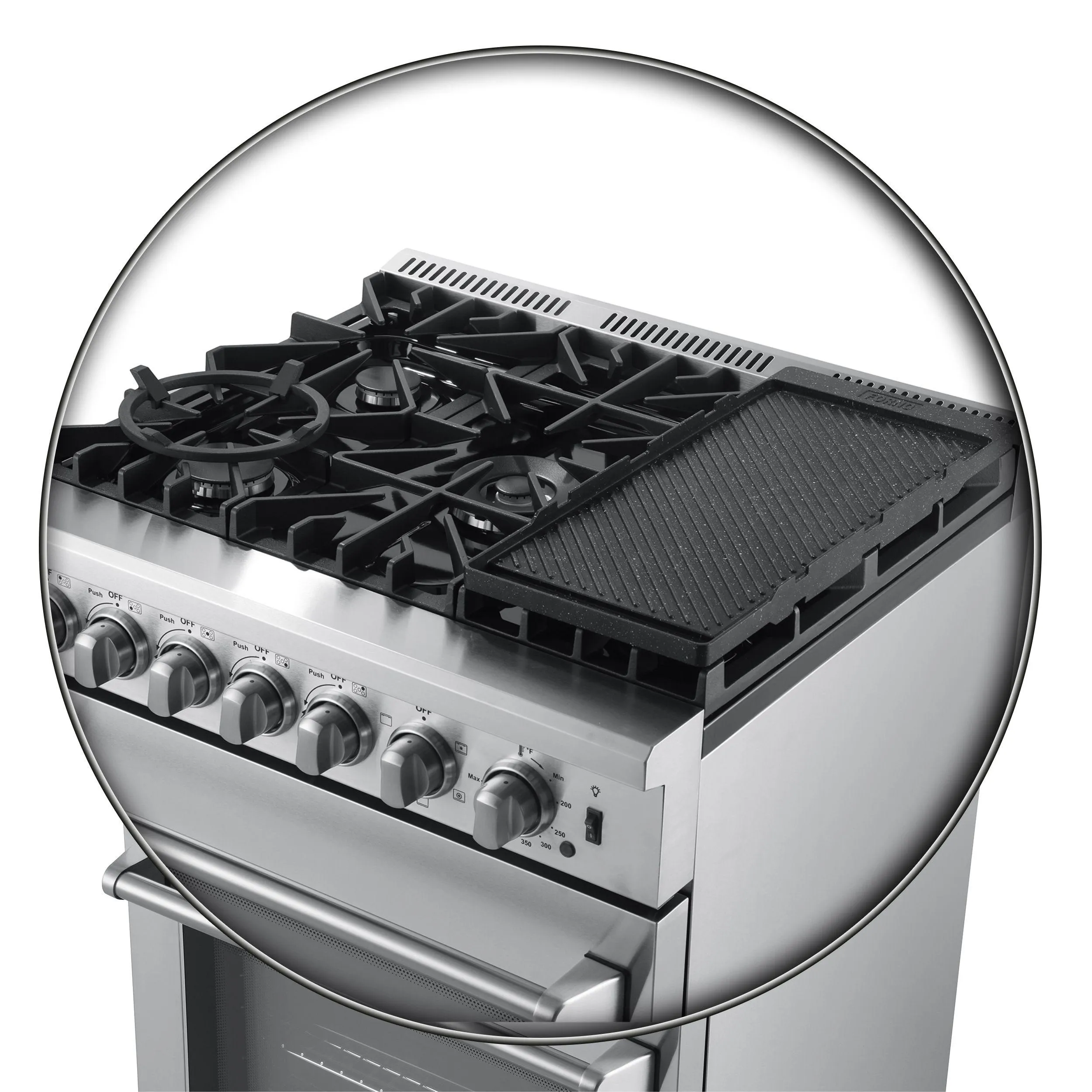 Forno FFSGS619630 Lazio 30" Freestanding Dual Fuel Range