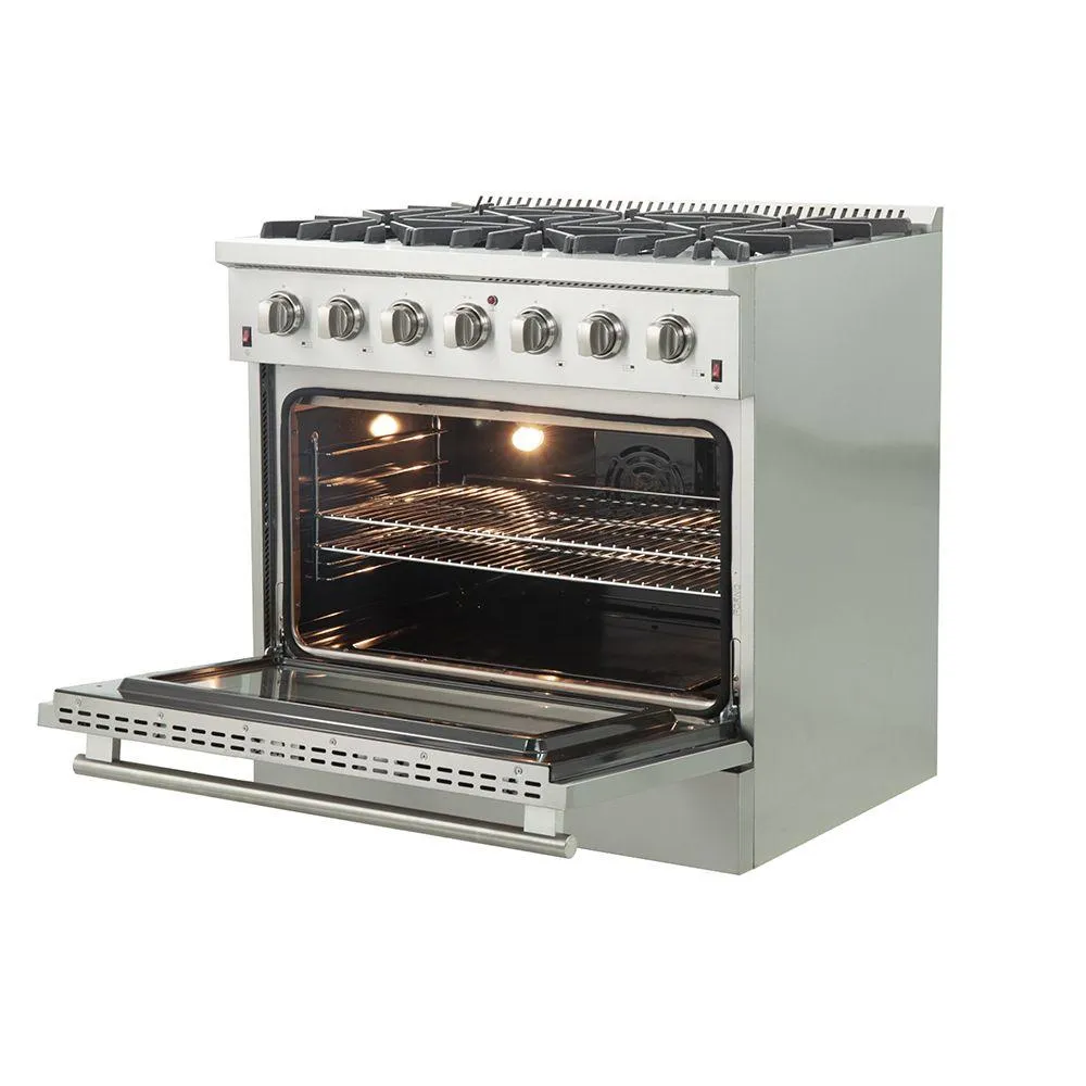 Forno FFSGS624436 Forno Galiano - 36" Freestanding Gas Range