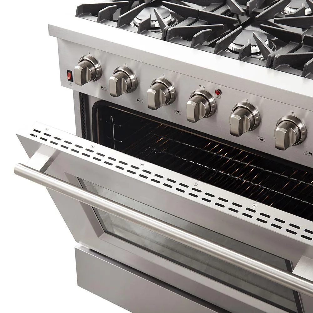 Forno FFSGS624436 Forno Galiano - 36" Freestanding Gas Range