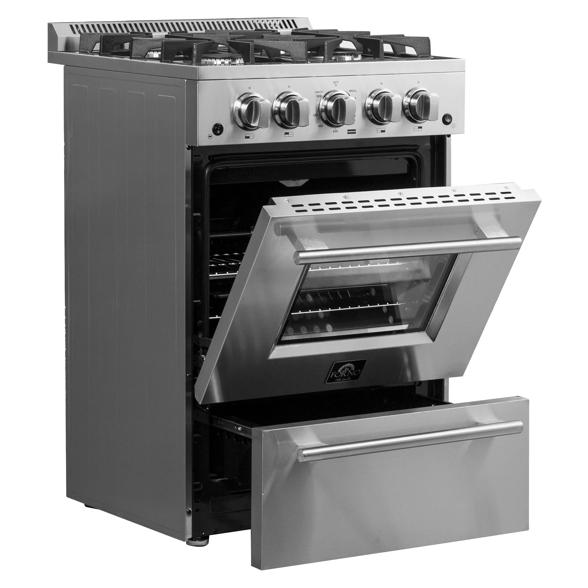 Forno FFSGS627224 Breno 24" Freestanding Gas Range