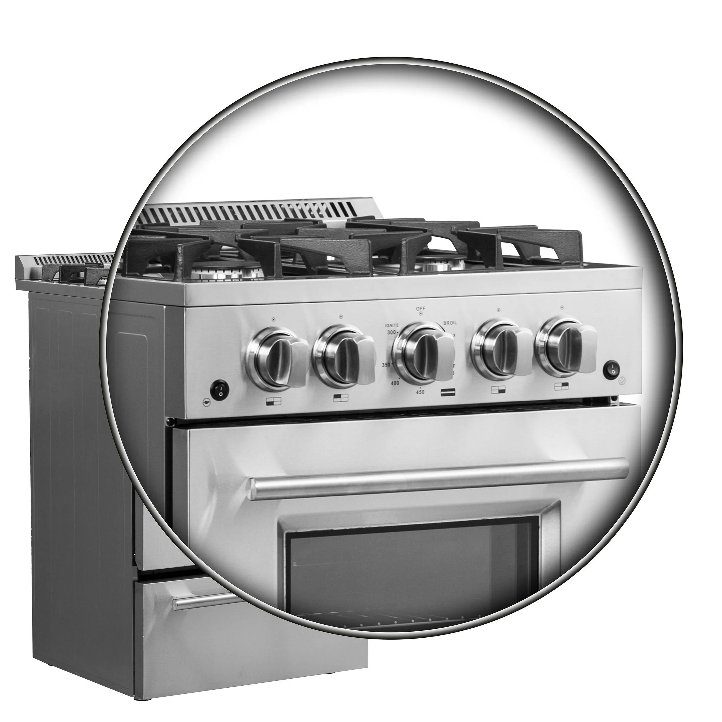 Forno FFSGS627224 Breno 24" Freestanding Gas Range
