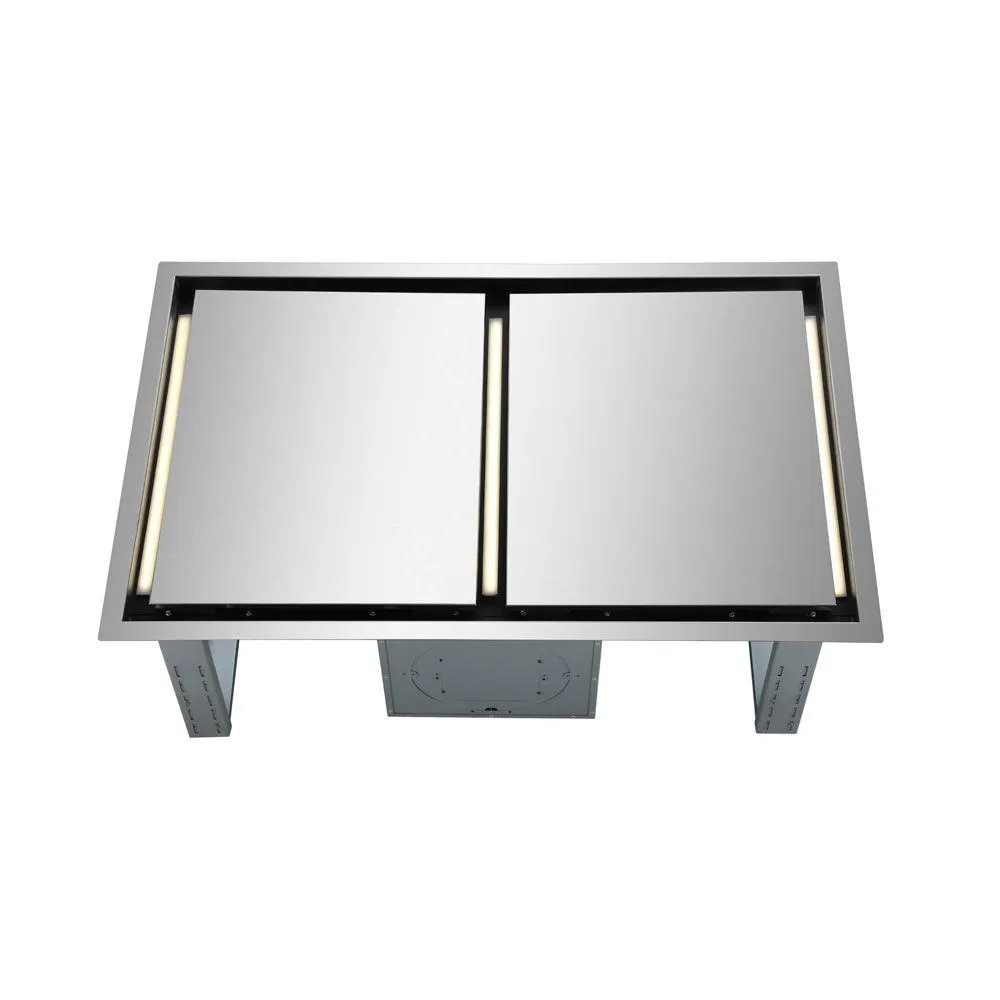 Forno FRHRE531244 Arezzo - 44" Celling Range Hood With Perimetric Heat, Odor, Gases And Steam Air Capture