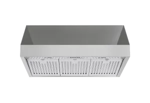 Forzacucina FH3618 36" Professional Wall Hood, 18 Inches Tall