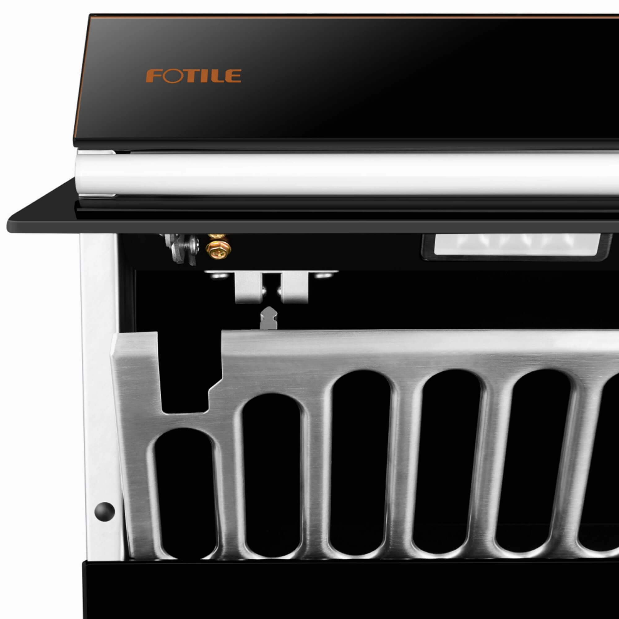Fotile Slant Vent Series 30 in. 850 CFM Wall Mount Range Hood with Push Buttons and Color Options (JQG7522)