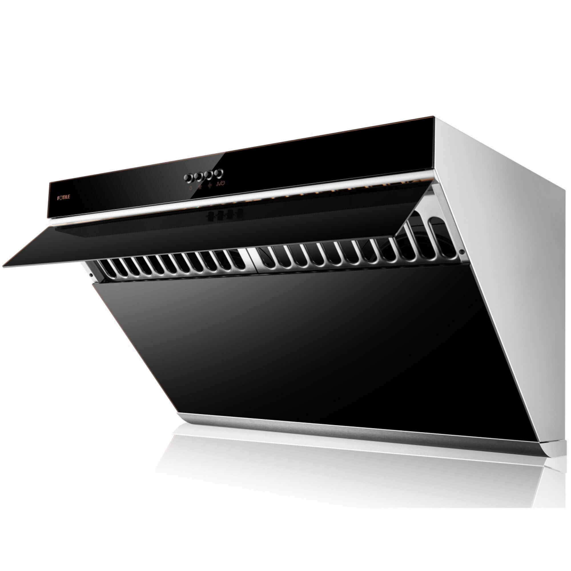 Fotile Slant Vent Series 30 in. 850 CFM Wall Mount Range Hood with Push Buttons and Color Options (JQG7522)