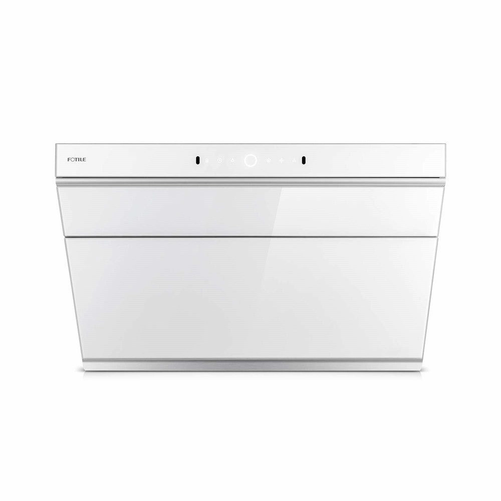Fotile Slant Vent Series 36 in. 1000 CFM Wall Mount Range Hood with Motion and Touch Activation in Onyx Black (JQG9006)