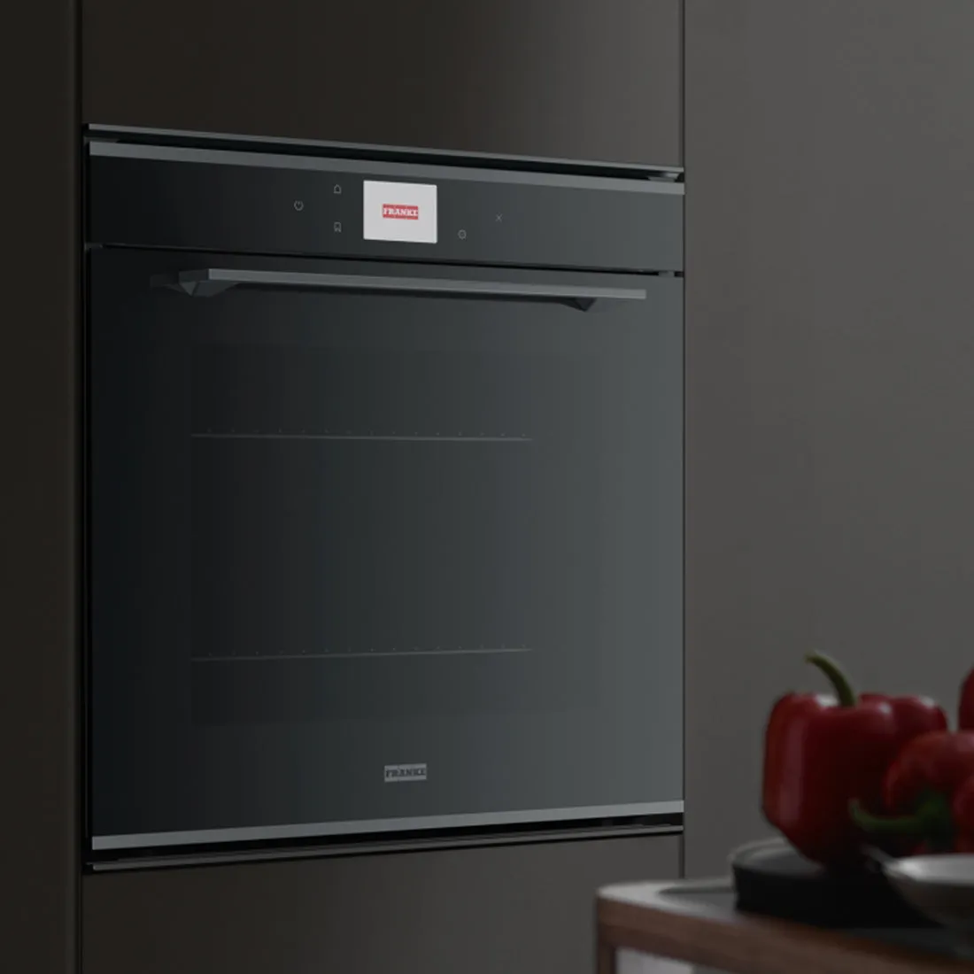 Franke Mythos 60cm Pyrolytic Oven Black Glass