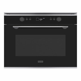 Franke Mythos 45cm Microwave Combi Oven Black Glass with Stainless Trim