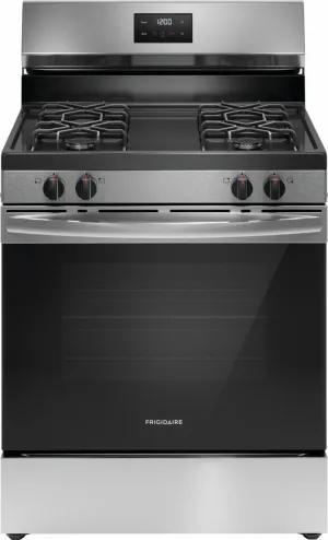 Frigidaire FCRG3051BS Frigidaire 30" Gas Range