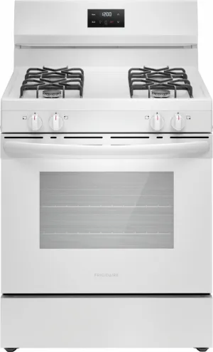 Frigidaire FCRG3051BW Frigidaire 30" Gas Range