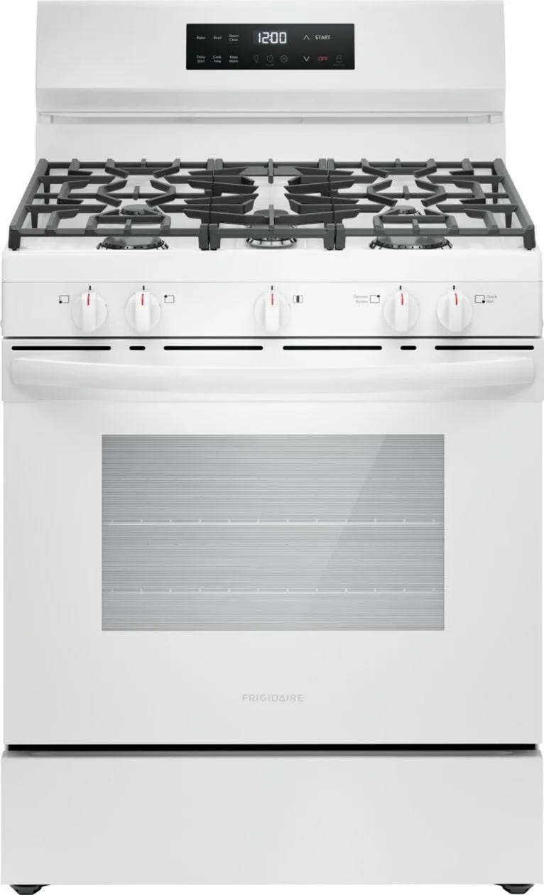 Frigidaire FCRG3062AW Frigidaire 30" Gas Range With Quick Boil