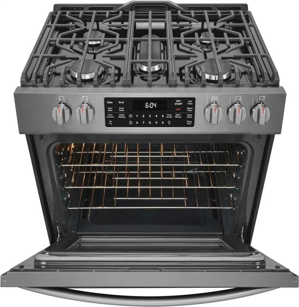 Frigidaire FGGH3047VD Frigidaire Gallery 30'' Front Control Gas Range With Air Fry