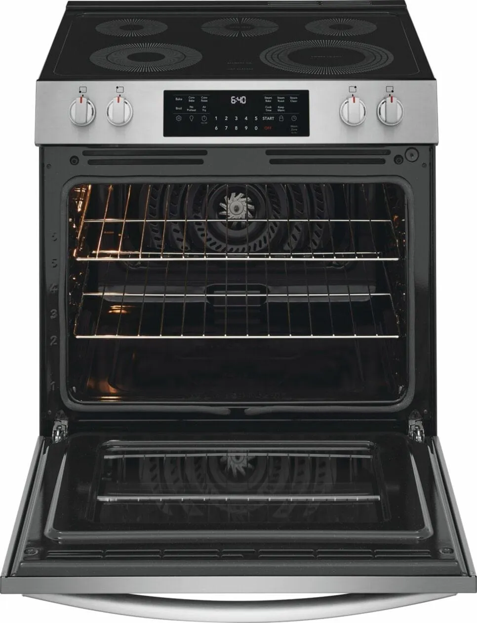 Frigidaire GCFE3059BF 30" Front Control Electric Range With Total Convection