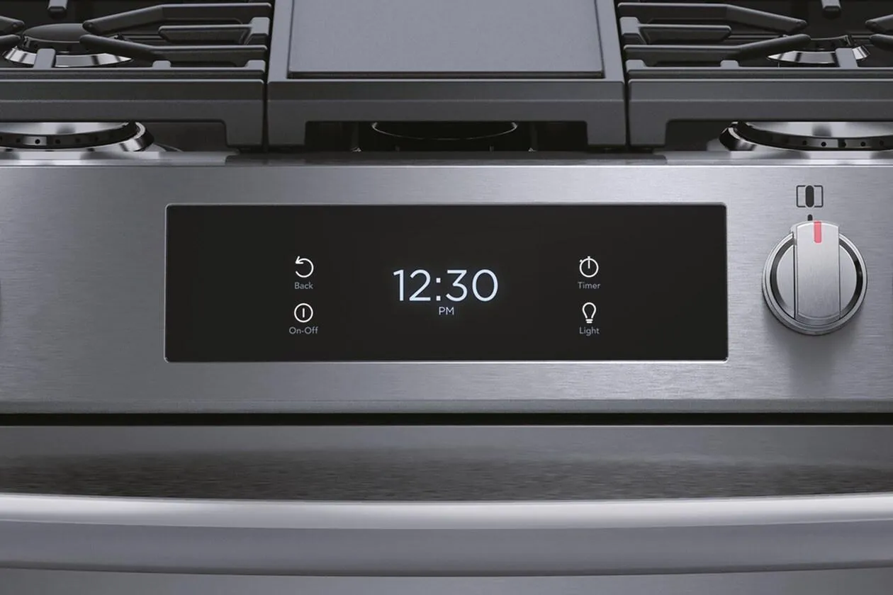 Frigidaire GCFG3060BD Frigidaire Gallery 30" Front Control Gas Range With Total Convection