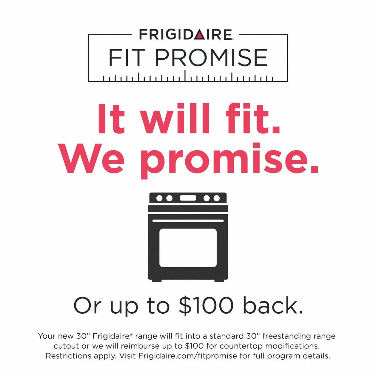 Frigidaire GCFI3060BF Frigidaire Gallery 30" Front Control Induction Range With Total Convection