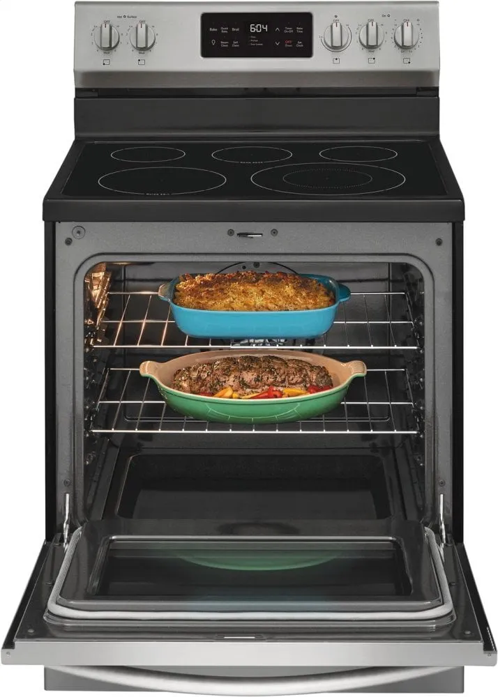 Frigidaire GCRE3038AF Frigidaire Gallery 30'' Freestanding Electric Range With Steam Clean