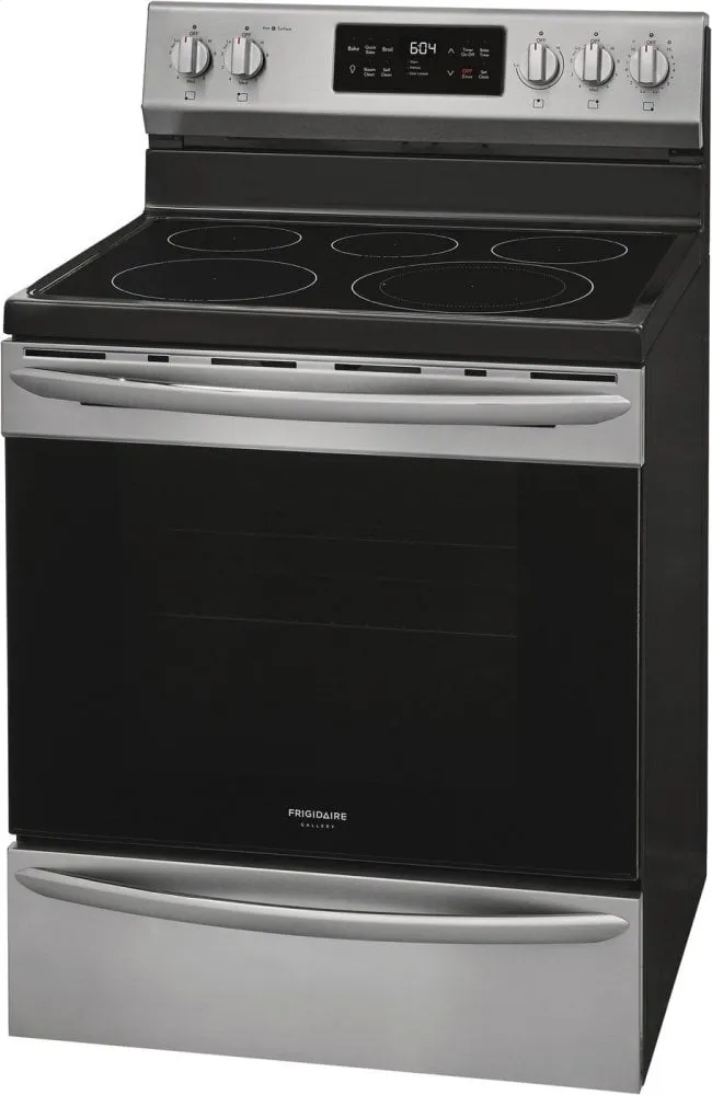 Frigidaire GCRE3038AF Frigidaire Gallery 30'' Freestanding Electric Range With Steam Clean