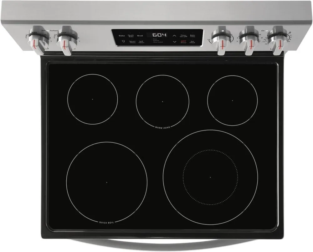 Frigidaire GCRE3038AF Frigidaire Gallery 30'' Freestanding Electric Range With Steam Clean