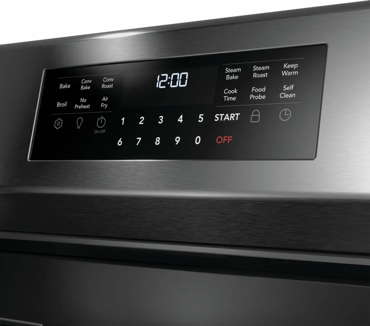 Frigidaire GCRG3060BD Frigidaire Gallery 30" Rear Control Gas Range With Total Convection