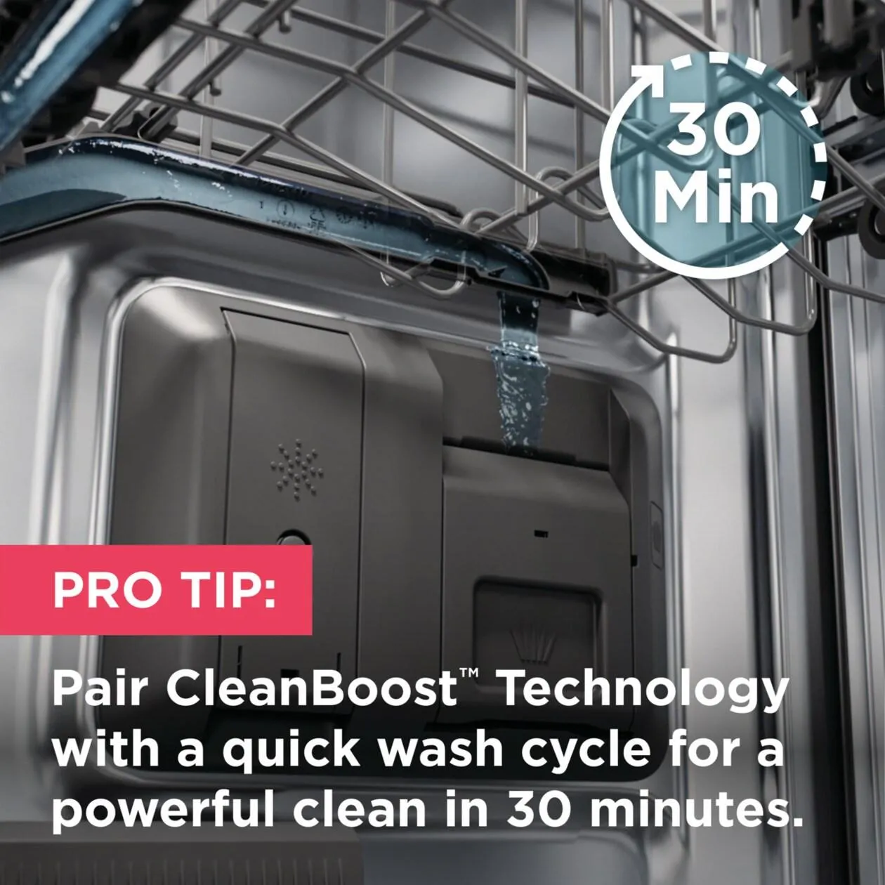 Frigidaire PDSH4816AF Frigidaire Professional 24" Stainless Steel Tub Built-In Dishwasher With Cleanboost&#8482;