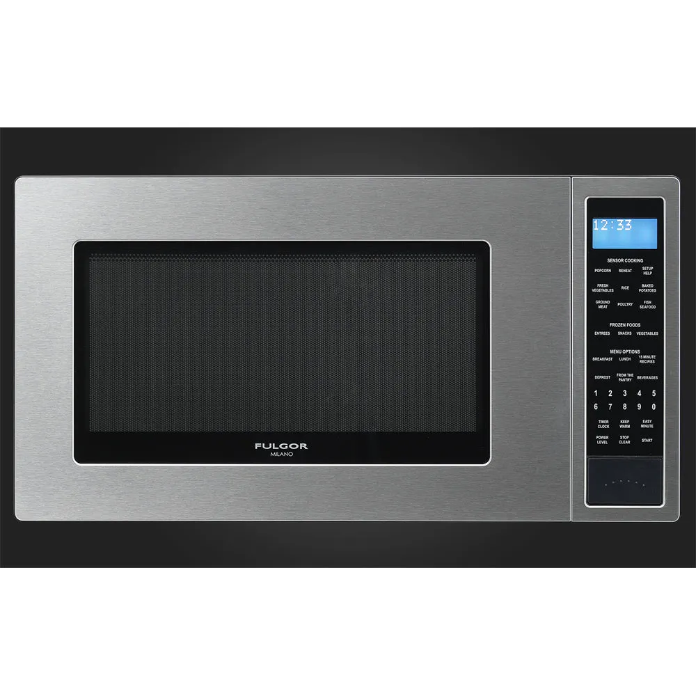 Fulgor Milano 24 in. 400 Series Counter-top Microwave in Stainless Steel (F4MWO24S1)