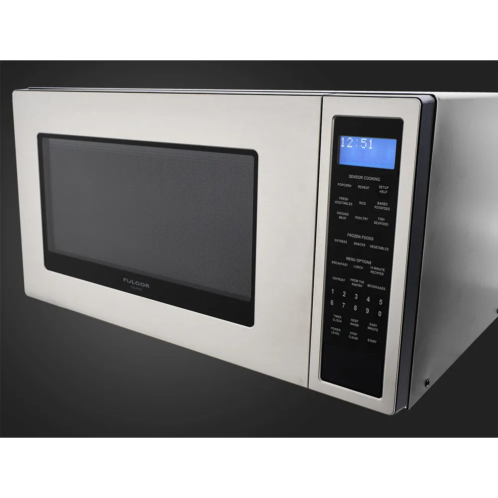 Fulgor Milano 24 in. 400 Series Counter-top Microwave in Stainless Steel (F4MWO24S1)