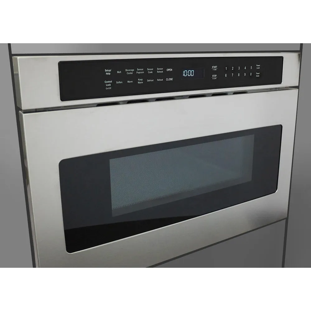 Fulgor Milano 24 in. 700 Series Built-In Microwave Drawer (F7DMW24S2)