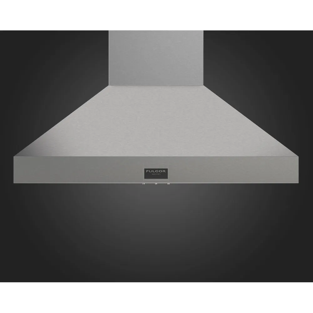 Fulgor Milano 48 in. 1000 CFM Professional Wall Mount Range Hood in Stainless Steel (F6PC48DS1)