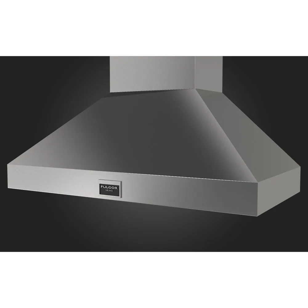Fulgor Milano 48 in. 1000 CFM Professional Wall Mount Range Hood in Stainless Steel (F6PC48DS1)